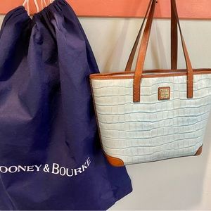 Dooney & Burke Charleston Shopper Purse with Dust Bag.